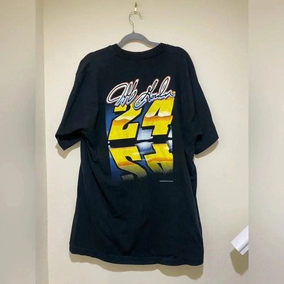 Vintage NASCAR Jeff Gordon 1995 Single Stitch Made in USA size XL shirt Like new - Picture 10 of 14